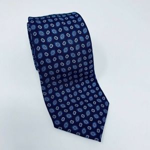 🌳 Banana Republic Factory Neck Tie Blue Floral